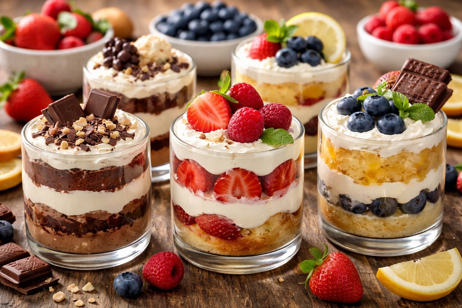 Трайфлы: как порционный десерт стал частью современной кулинарии