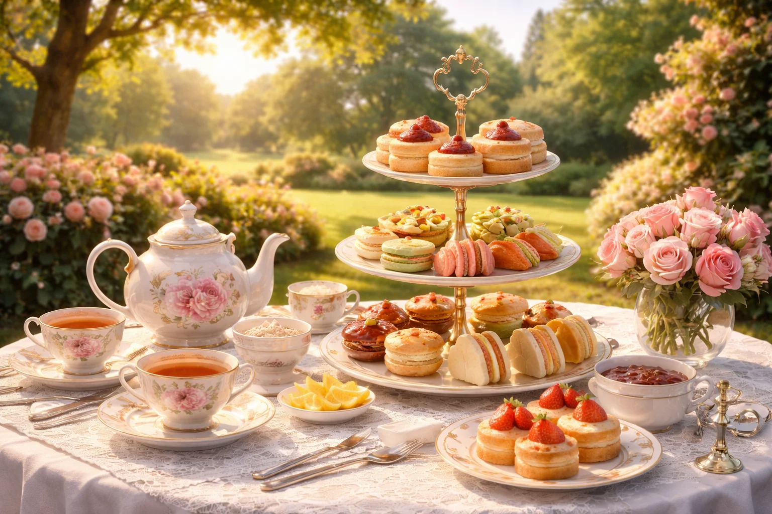 Английское чаепитие в стиле «файф-о-клок»