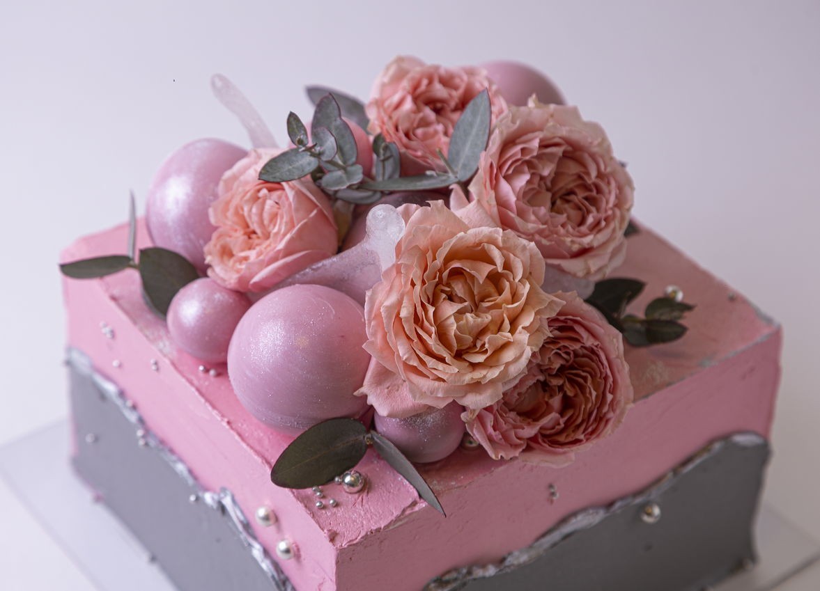 Торт Розовые розы